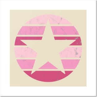 Star Symbol Distressed Vintage Posters and Art